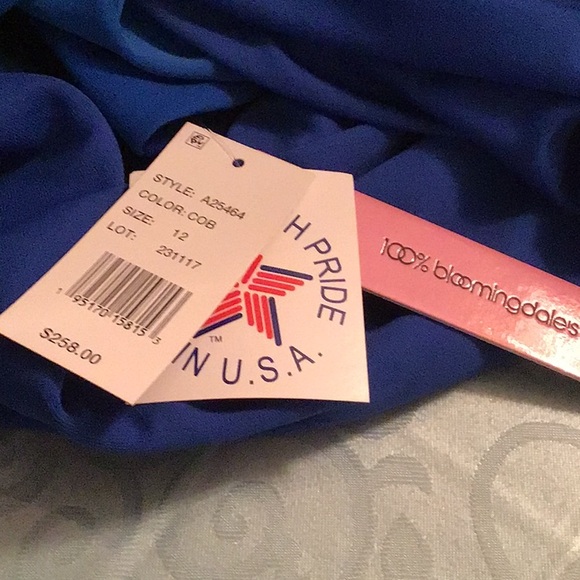 AQUA WOMENS FORMAL GOWN ROYAL BLUE SIZE 12 - Picture 12 of 16